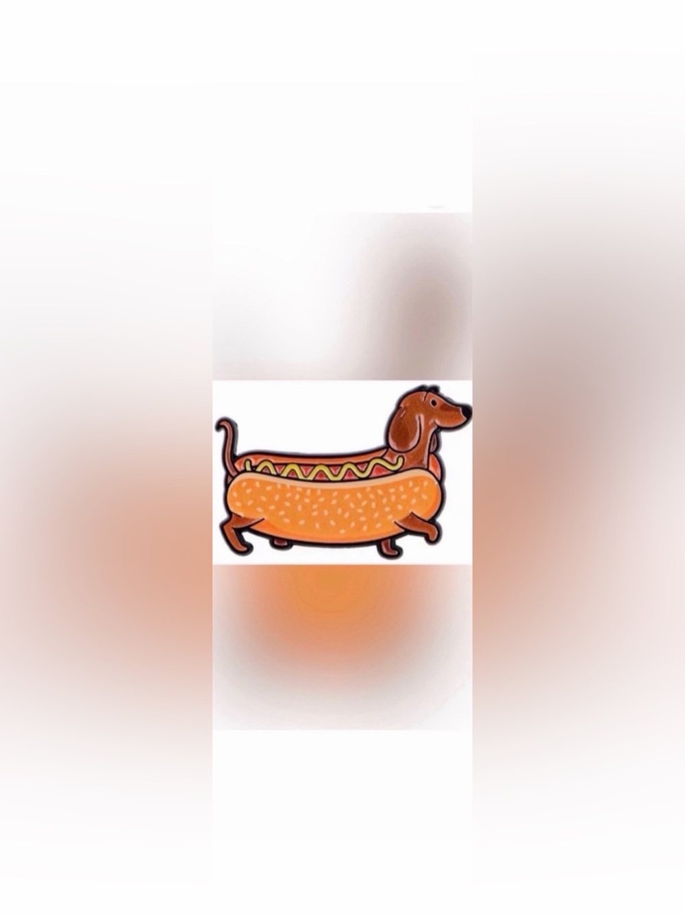 Dachshund Metal & Enamel Pin w/Butterfly Clasp, Backpacks, Bags, Purses & Hats
